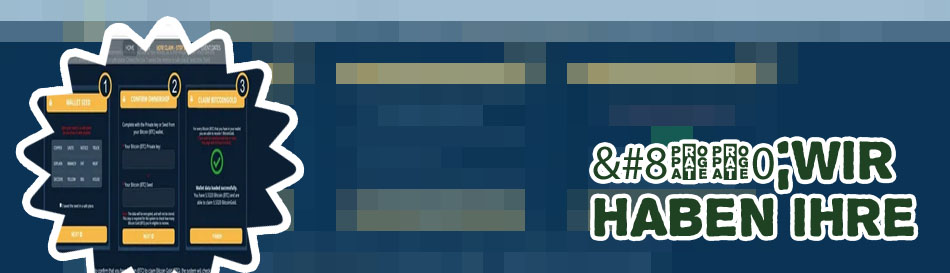 Bitcoin scam website